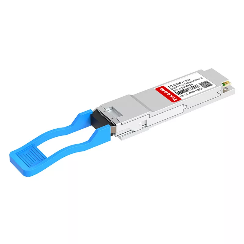 TQ-CW40-LR4I 40GBASE-LR4 QSFP+ 1310nm 10km Duplex LC/UPC SMF Transceiver Module(Industrial)