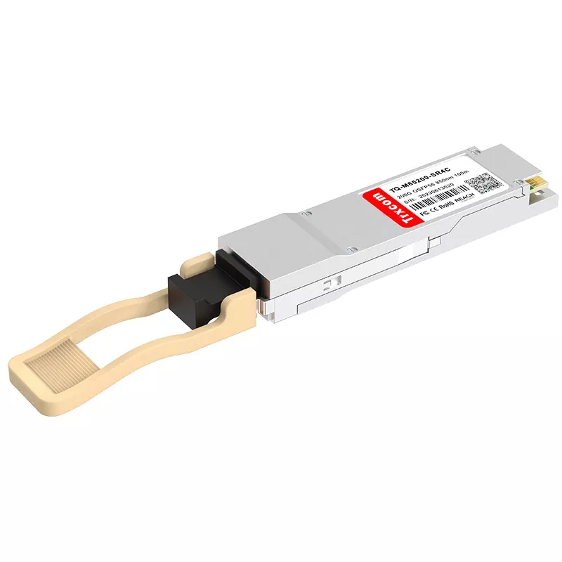 Dell Q56-200G-SR4 Compatible 200GBASE-SR4 QSFP56 4 x 50G PAM4 850nm 100m MPO-12/UPC MMF Transceiver Module