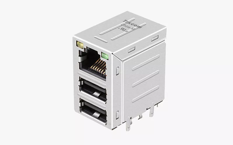 RJ45 Connector with USB