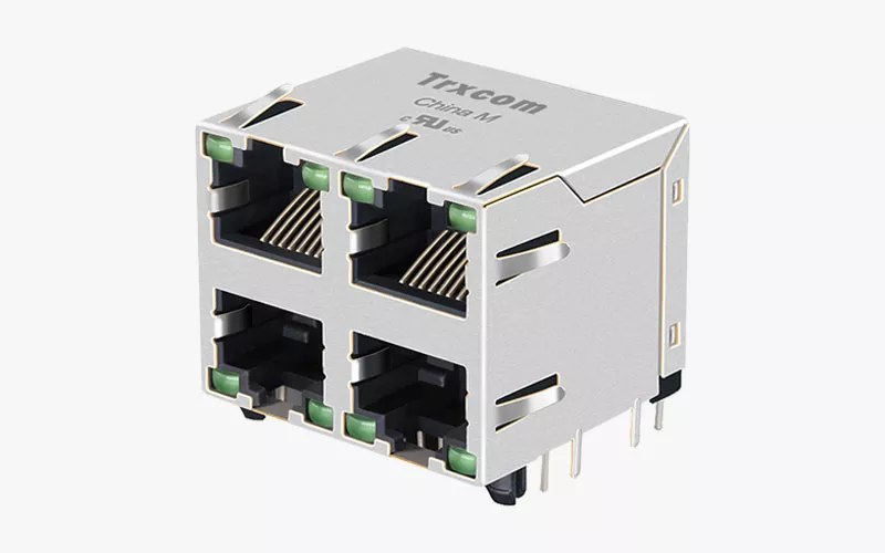 Stacked RJ45 Connector