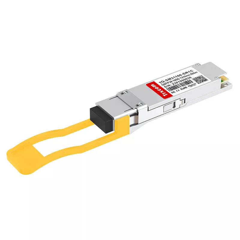 Fortinet FN-TRAN-QSFP28-DR Compatible 100GBASE-DR QSFP28 Single Lambda 4 x 25G NRZ 1310nm 500m Duplex LC/UPC SMF Transceiver Module